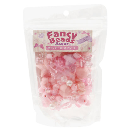пакетБисер "Причудливые бусины ассорти розовые 10-4742"