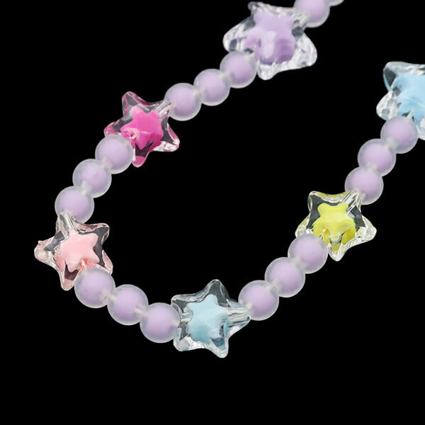 Accessory material "Jewel Strap Star Purple 10-4735"