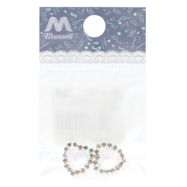 수예부품 "Bijou Center 부품 2 조각 흰색 10-4933"