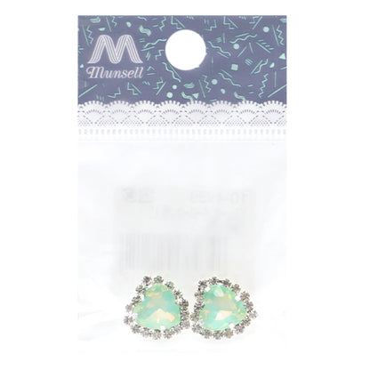 Kunsthandwerksteile "Bijou-Mittelteile 2 Stück grün 10-4939"