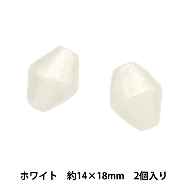 خرز "إطار قطن لؤلؤي أبيض حوالي 14 × 18 مم قطعتين"