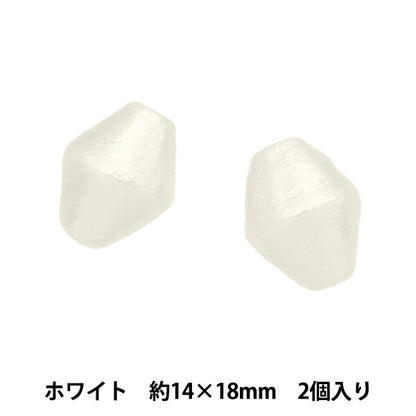 خرز "إطار قطن لؤلؤي أبيض حوالي 14 × 18 مم قطعتين"