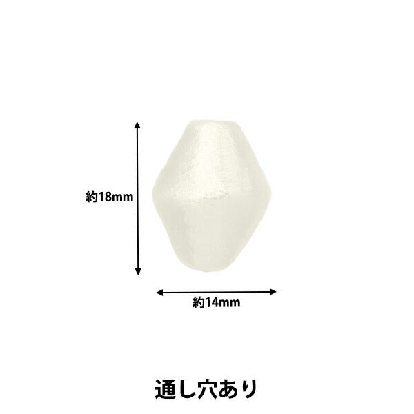 خرز "إطار قطن لؤلؤي أبيض حوالي 14 × 18 مم قطعتين"