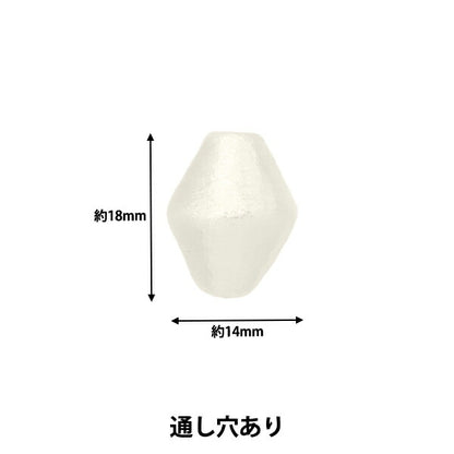 خرز "إطار قطن لؤلؤي أبيض حوالي 14 × 18 مم قطعتين"