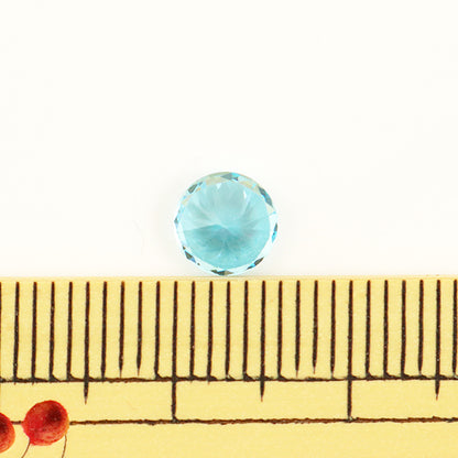 خرز "مكعب زركونيا أكوامارين 6 ملم 2 قطعة"