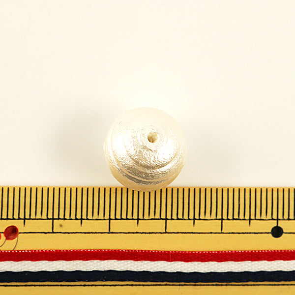 Perline "Muscolo di perle di cotone bianco circa 15 mm 2 pezzi"