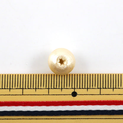 Бисер "Хлопковая жемчужная марутто Таэ Кисука примерно 10 мм 4 штуки"