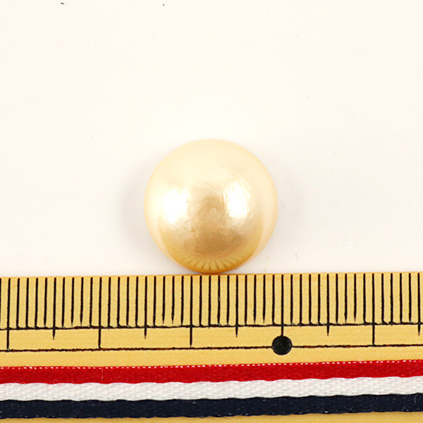 Бисер "Хлопковая жемчужная поцелуя наполовину около 15 мм 2 штуки"