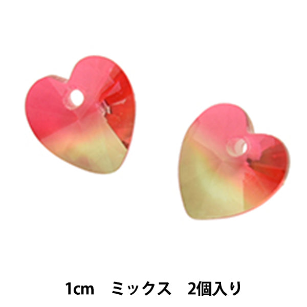 Perlen "Multicolor Stone Heart #38 Mischen Sie mit 2 Teilen"