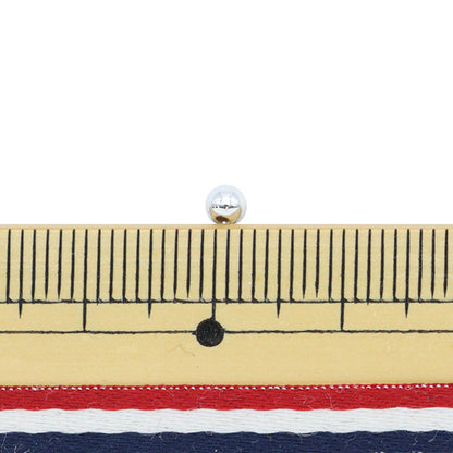 Бисер "ЖемчужинаБисер Серебряное 3 мм 130 штук]