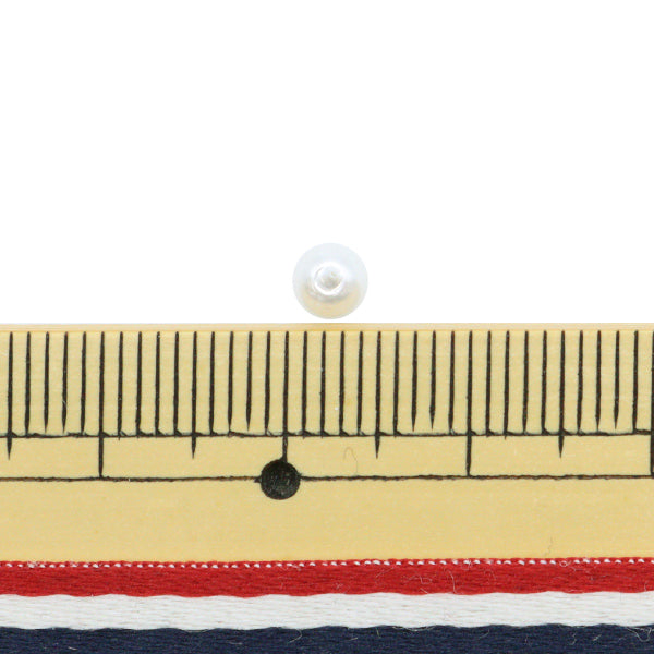 Бисер "ЖемчужинаБисер Белый 4 мм 90 штук]