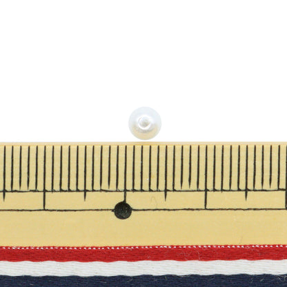 Бисер "ЖемчужинаБисер Белый 4 мм 90 штук]