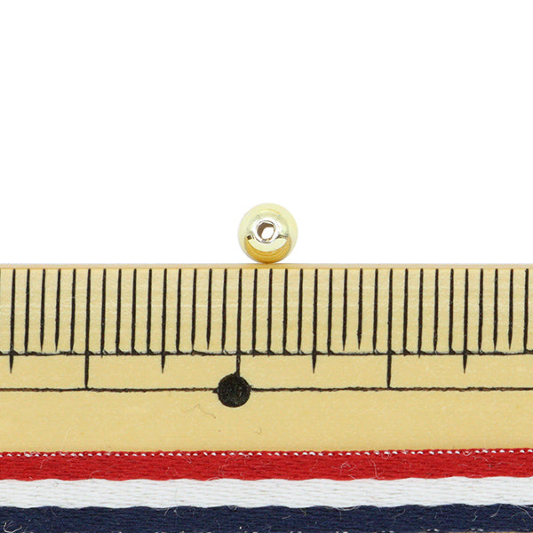 Бисер "ЖемчужинаБисер Золото 4 мм 90 штук]