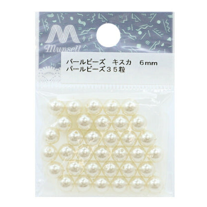 Beads "PearlBeads Kisuka 6mm 35 pieces]