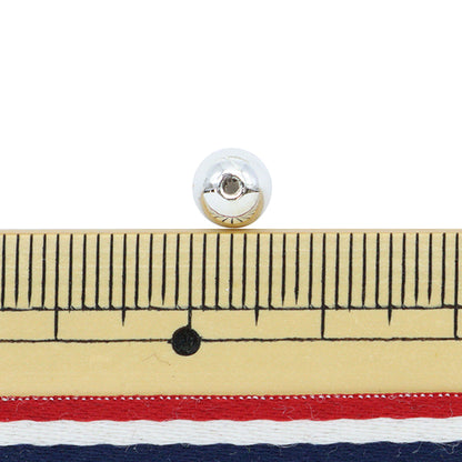 Бисер "ЖемчужинаБисер Серебро 6 мм 35 штук]