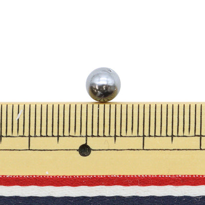 Бисер "ЖемчужинаБисер Серый 6 мм 35 штук]