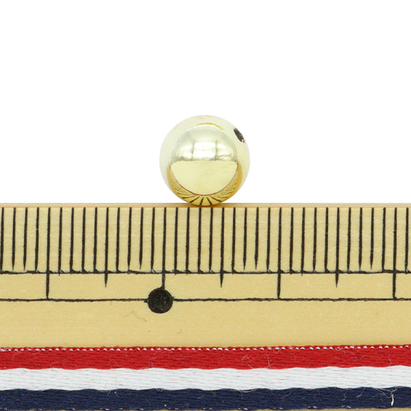 Бисер "ЖемчужинаБисер Золото 8 мм 20 штук]