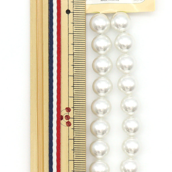 Accessory material "Acrylic Pearl White 10mm 37 tablets"