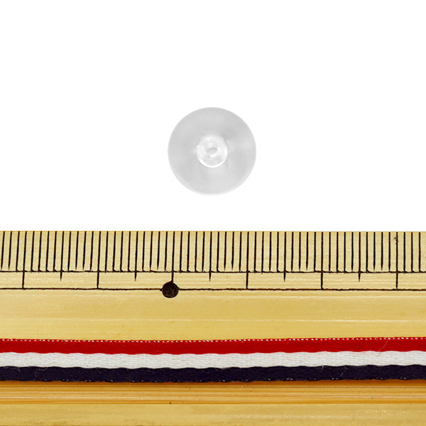 ビーズ 『アクリル スキ玉 12mm CRY 5個』