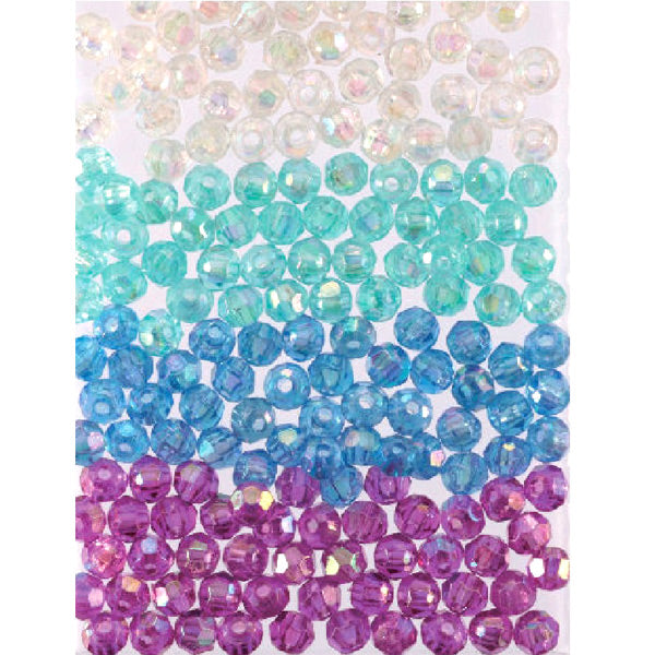 Perline "Taglio dxPerline M4 Sistema blu gradazione "