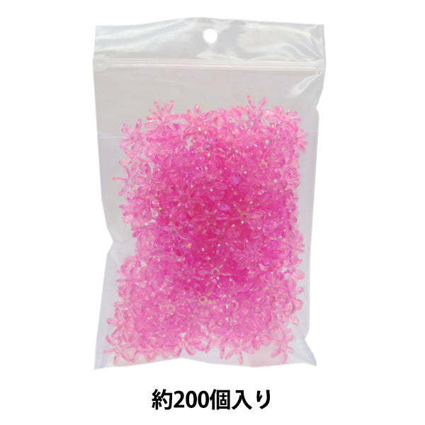 Perlen "Blumenperlen Breite ca. 1,4 cm 3. Farbe Rose"