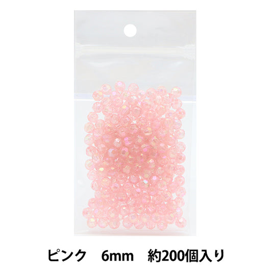 Бисер "резатьБисер Ширина около 6 мм 2 -й цвет розовый]