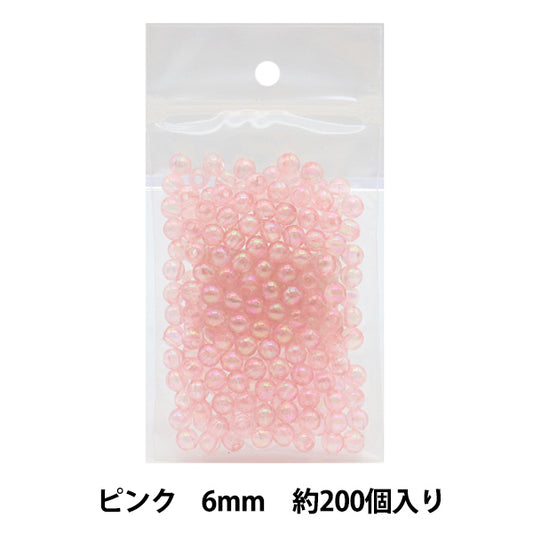 Perlen "Der KreisPerlen Breite ca. 6mm 2. Farbe Pink]