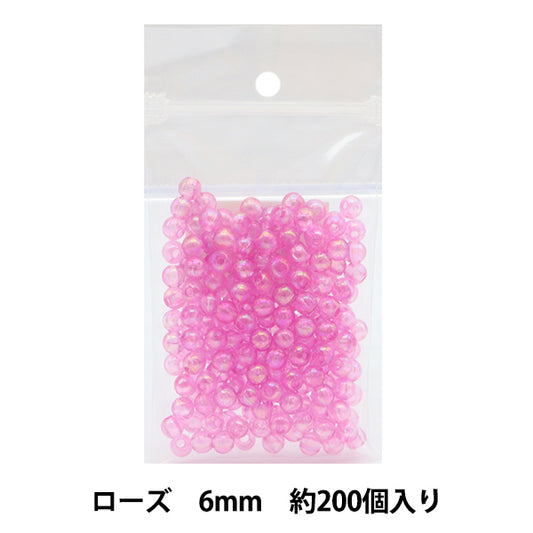 Perlen "Der KreisPerlen Breite ca. 6mm 3. Farbe Rose]