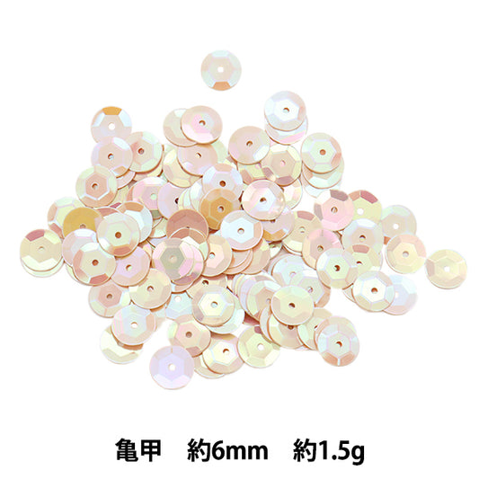 Sequin "Sequins, Tortoiseshell, Color, Aurora, Approx. 6mm, H5522" MIYUKI