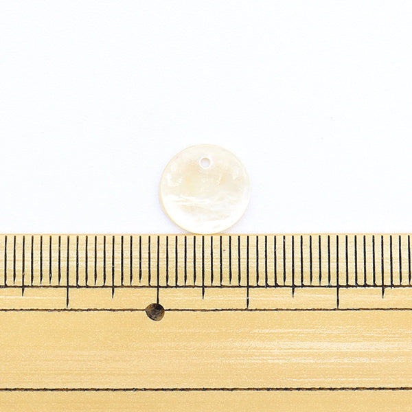 Accessory material "Shell parts 1cm White 2 pieces 271/0263"