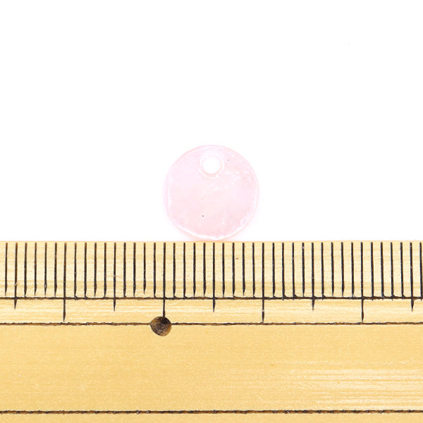 Accessories material "Shell parts 1cm 2 pink 2 sheets 271/0263"