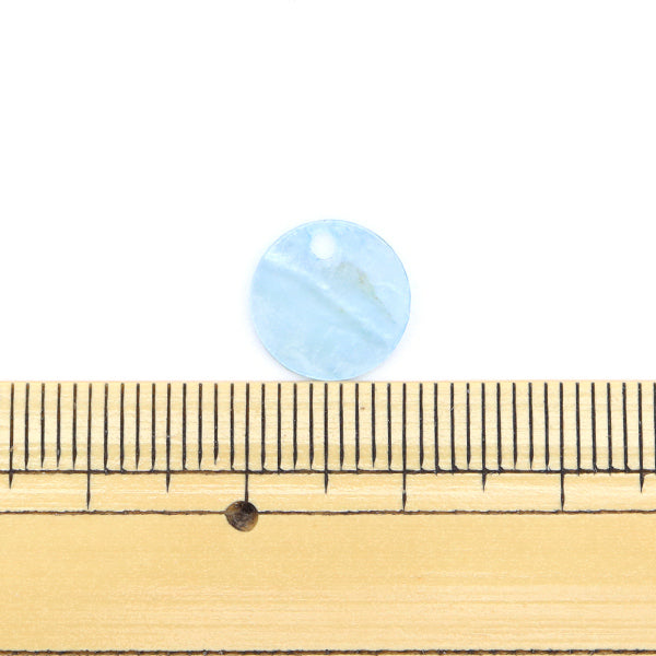 Accessory material "Shell parts 1cm light blue 2 sheets 271/0263"