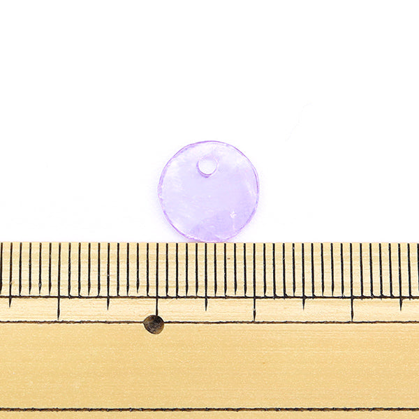 Accessory material "Shell parts 1cm 2 Purple 271/0263"