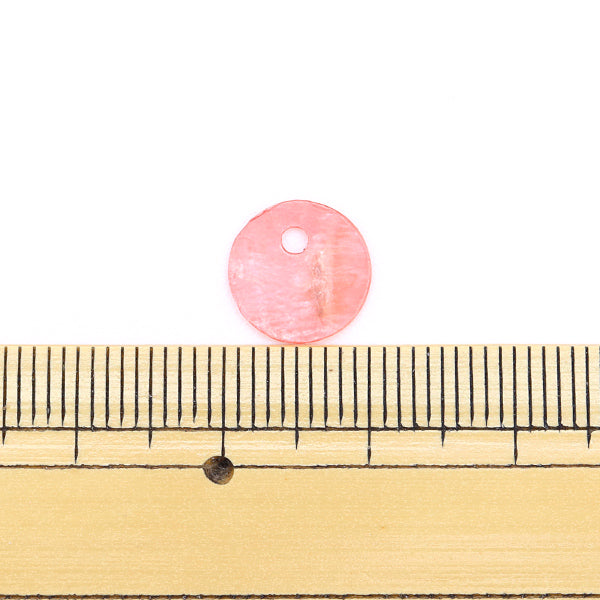 Accessory material "Shell parts 1cm Red 2 pieces 271/0263"