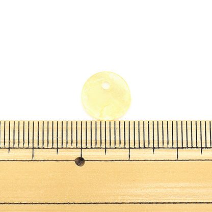 Accessory material "Shell parts 1cm with 2 yellow 271/0263"