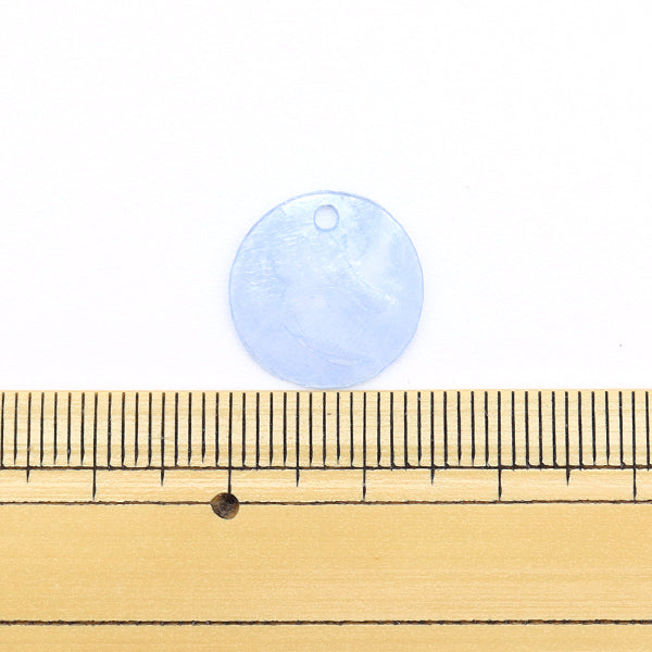 액세서리 소재 "쉘 부품 1.5cm 연한 파란색 2 조각 271/0264"