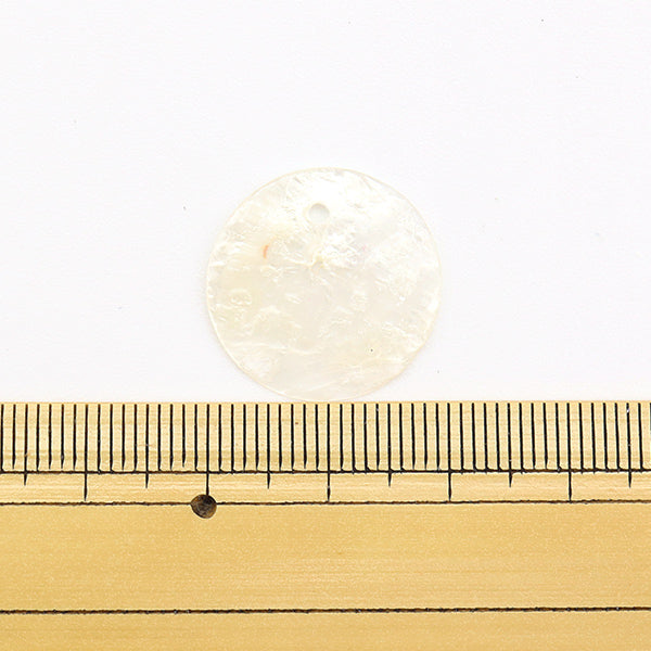 アクセサリー素材 『シェルパーツ 2cm ホワイト 2枚入り 271/0265