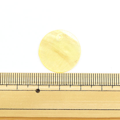 Accessories material "Shell parts 2cm with 2 yellow 271/0265"