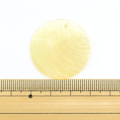 액세서리 자료 "쉘 부품 3cm 하나의 노란색 271/0266"