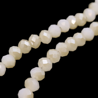 구슬 "버튼 컷구슬 Bicolor 4mm 흰색 꿀 be1488-xxx]