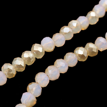 Perles "Coupe de boutonPerles Bicolor 4 mm léger beige be1489-xxx"