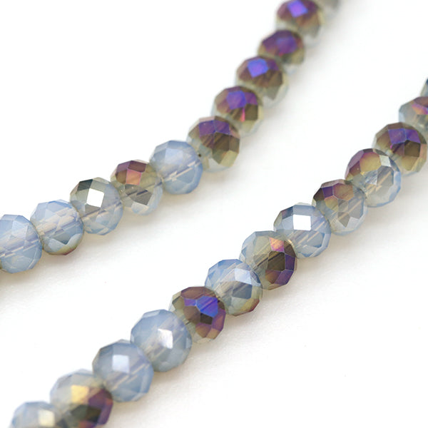 خرز `` قطع زرخرز ثنائي اللون 4 ملم أوبال كحلي BE1492-XXX”