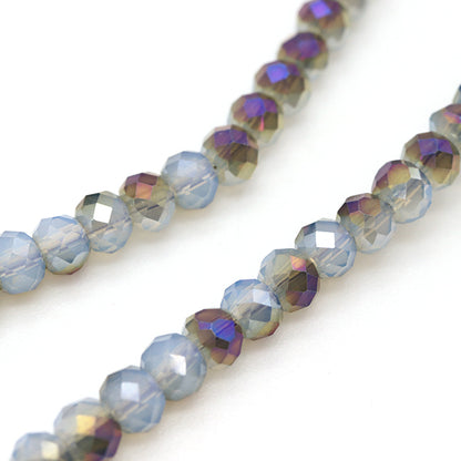 خرز `` قطع زرخرز ثنائي اللون 4 ملم أوبال كحلي BE1492-XXX”