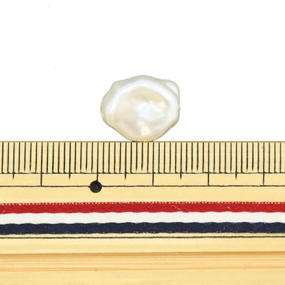 Perlen "Harzperlen Barockweiß 12 mm x 14mm 4 Stück PL0574"