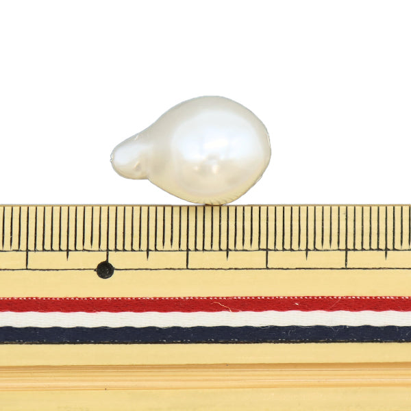 Perles "Résine Pearl Barock blanc 14 mm x 20 mm 2 pièces PL0576"