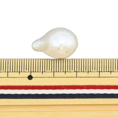 Perles "Résine Pearl Barock blanc 14 mm x 20 mm 2 pièces PL0576"