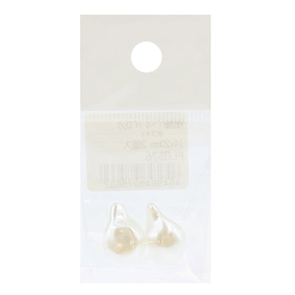 Perles "Résine Pearl Barock blanc 14 mm x 20 mm 2 pièces PL0576"