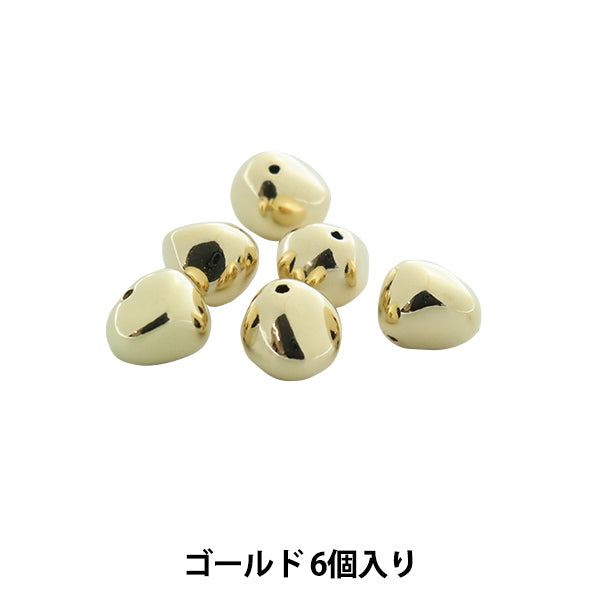 Perlen "CCB -MetallPerlen 8mm Gold 6 Teile BE1540-201 "