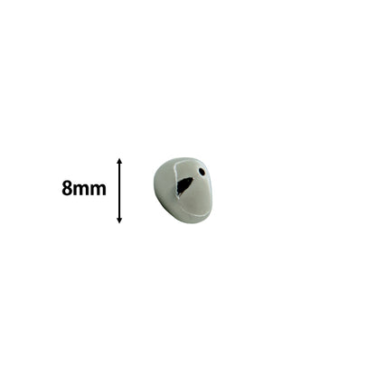 Perlen "CCB -MetallPerlen 8mm Silber 6 Teile BE1541-205]