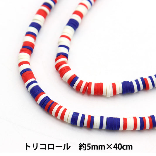 Perlen "DixPerlen Maru 5mm Nr. 16 Tricolor etwa 40 cm BE1564-XXX]